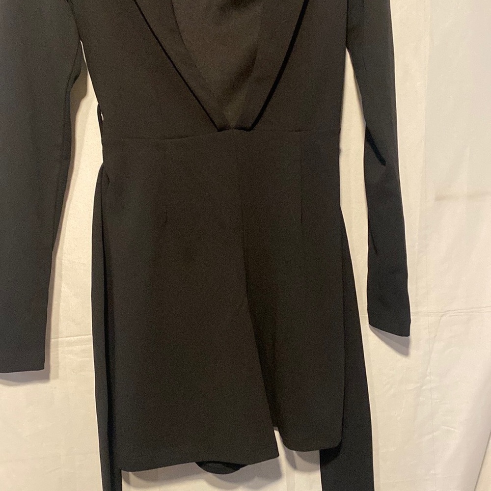 ASOS Tie Front Blazer Romper Size 6 - Picture 5 of 8